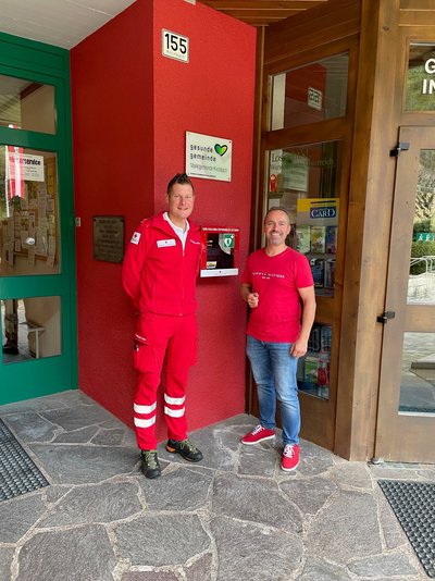 Defibrillator beim Gemeindeamt Kirchbach